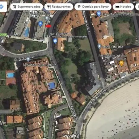 En Urbanizacion Con Piscina En Playa De Silgar Lejlighed *